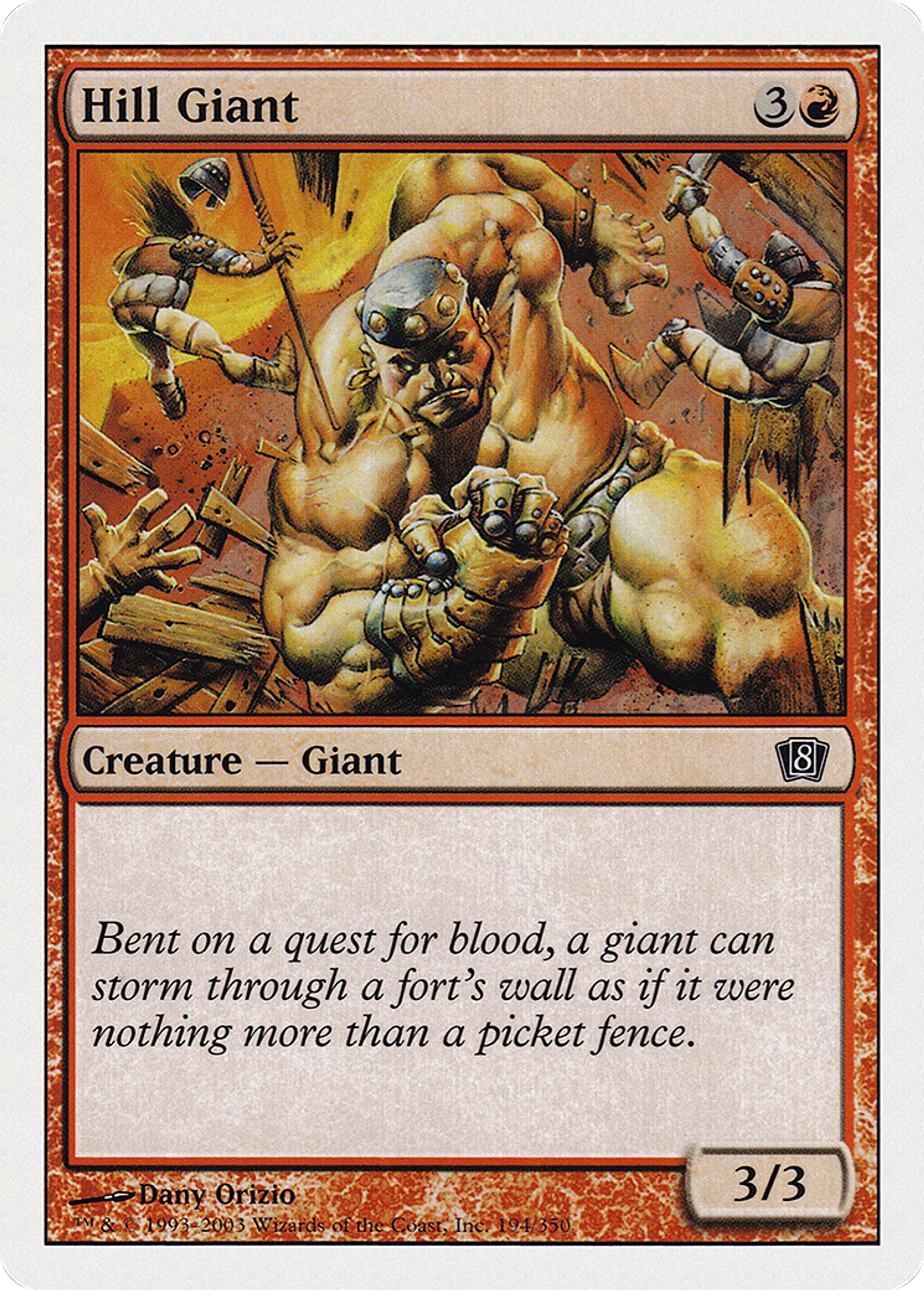 Hill Giant — Eighth Edition — Magic: The Gathering
