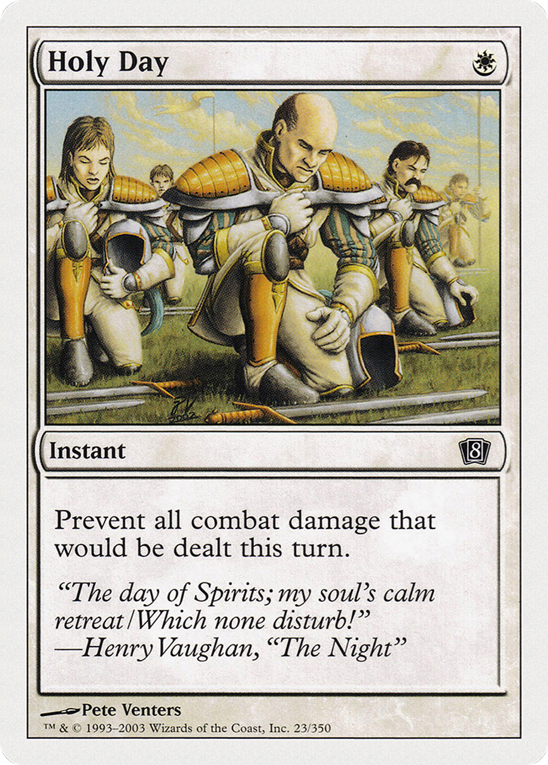 Jour saint — Eighth Edition — Magic: The Gathering