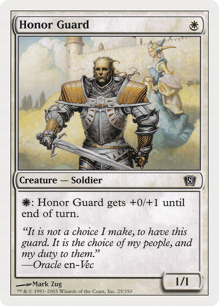 Honor Guard — Eighth Edition — Magic: The Gathering