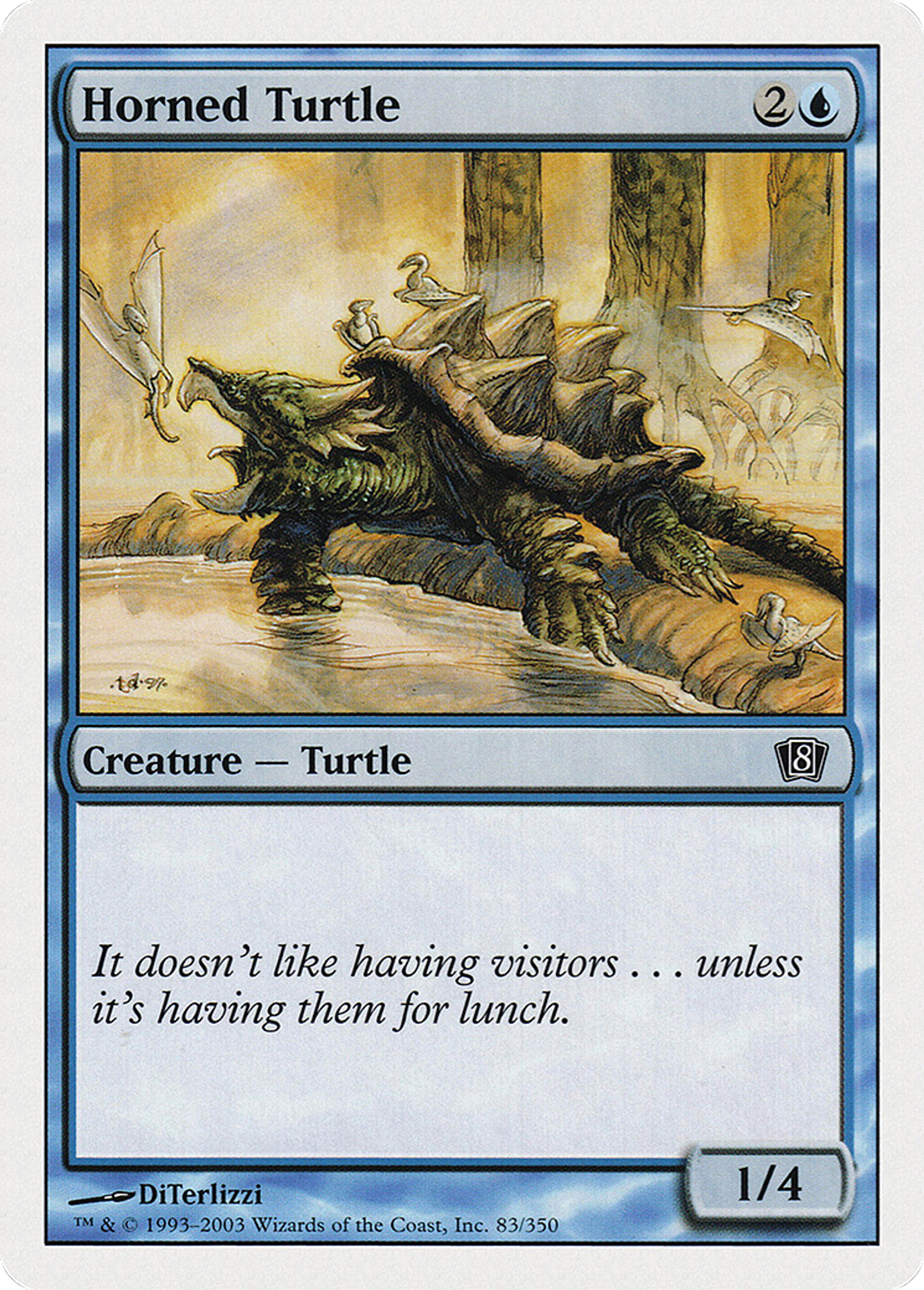 Tortue cornue — Eighth Edition — Magic: The Gathering