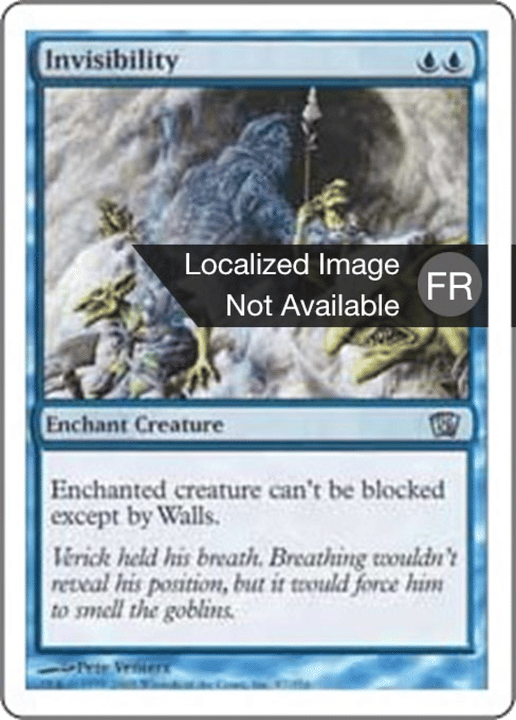 Invisibilité — Eighth Edition — Magic: The Gathering
