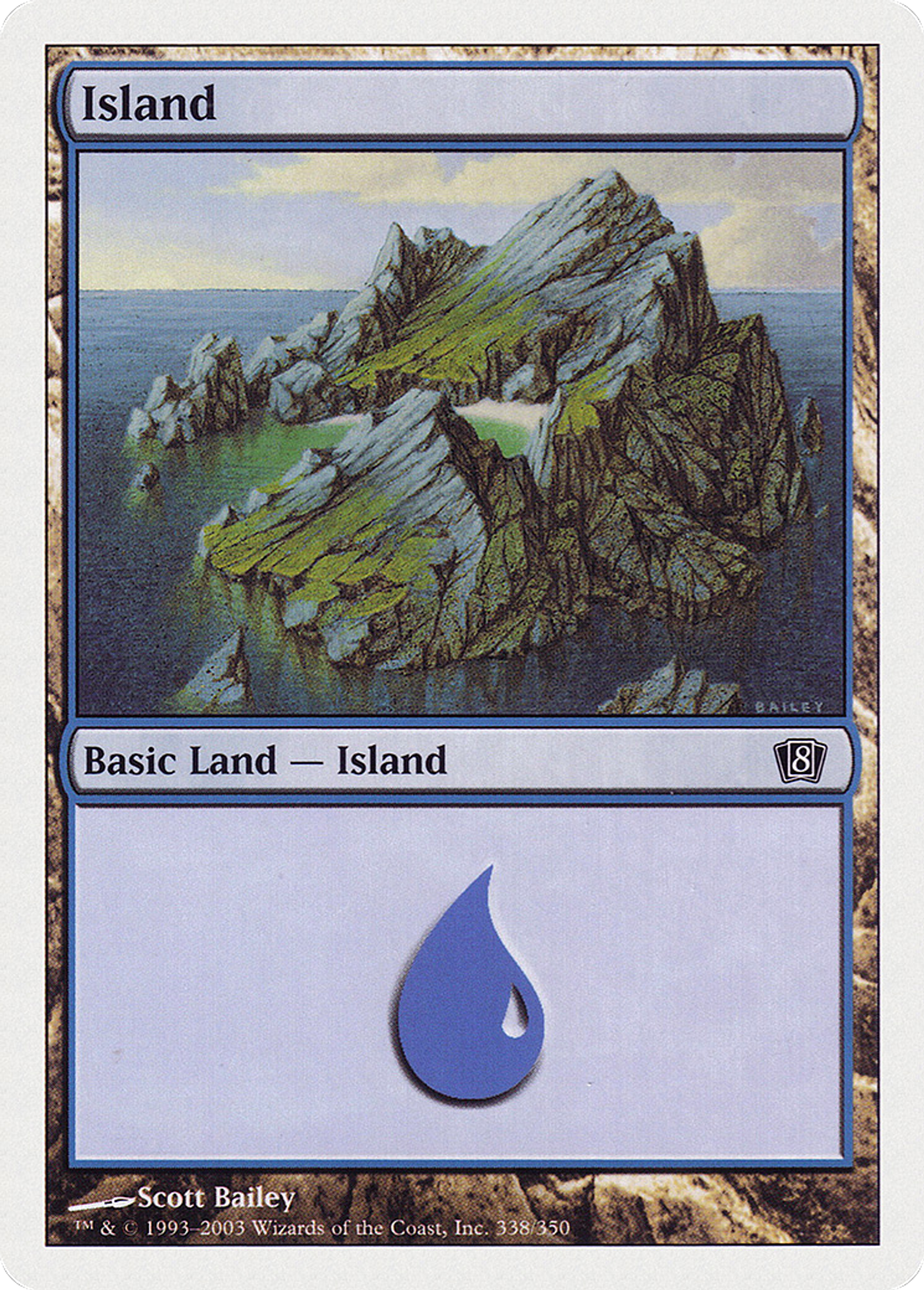 Island — Eighth Edition — Magic: The Gathering