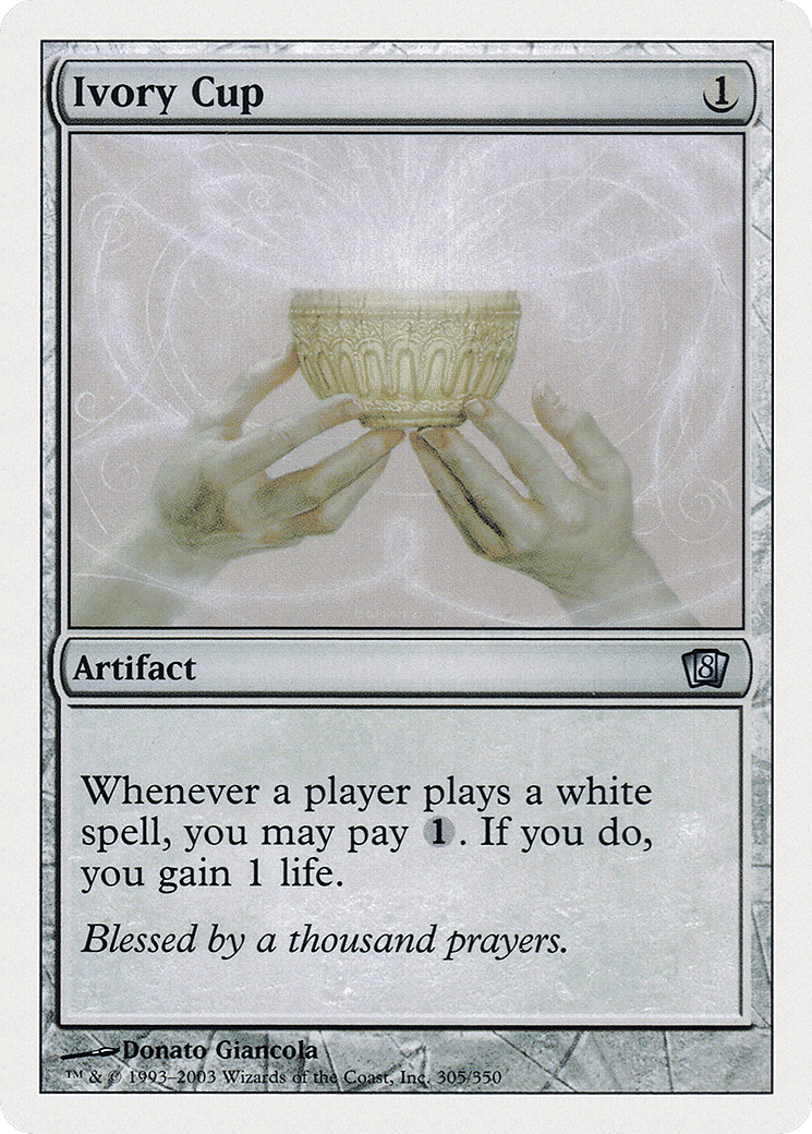 Ivory Cup — Eighth Edition — Magic: The Gathering