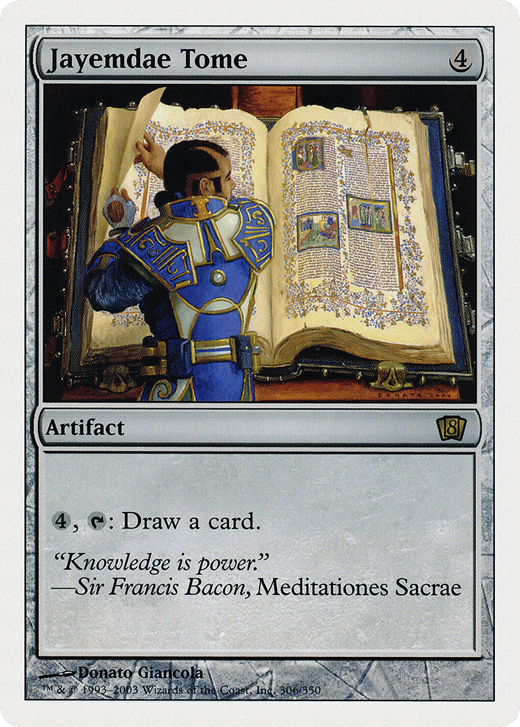 Jayemdae Tome — Eighth Edition — Magic: The Gathering