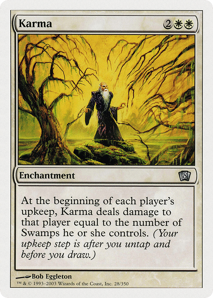 Karma — Eighth Edition — Magic: The Gathering