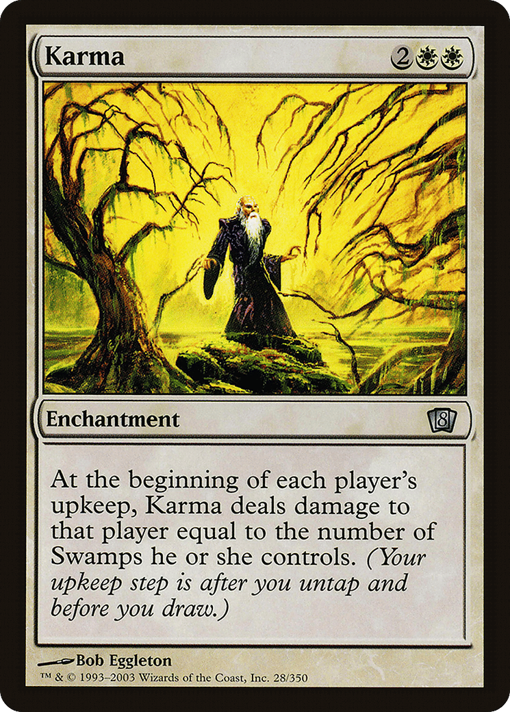 Karma — Eighth Edition — Magic: The Gathering