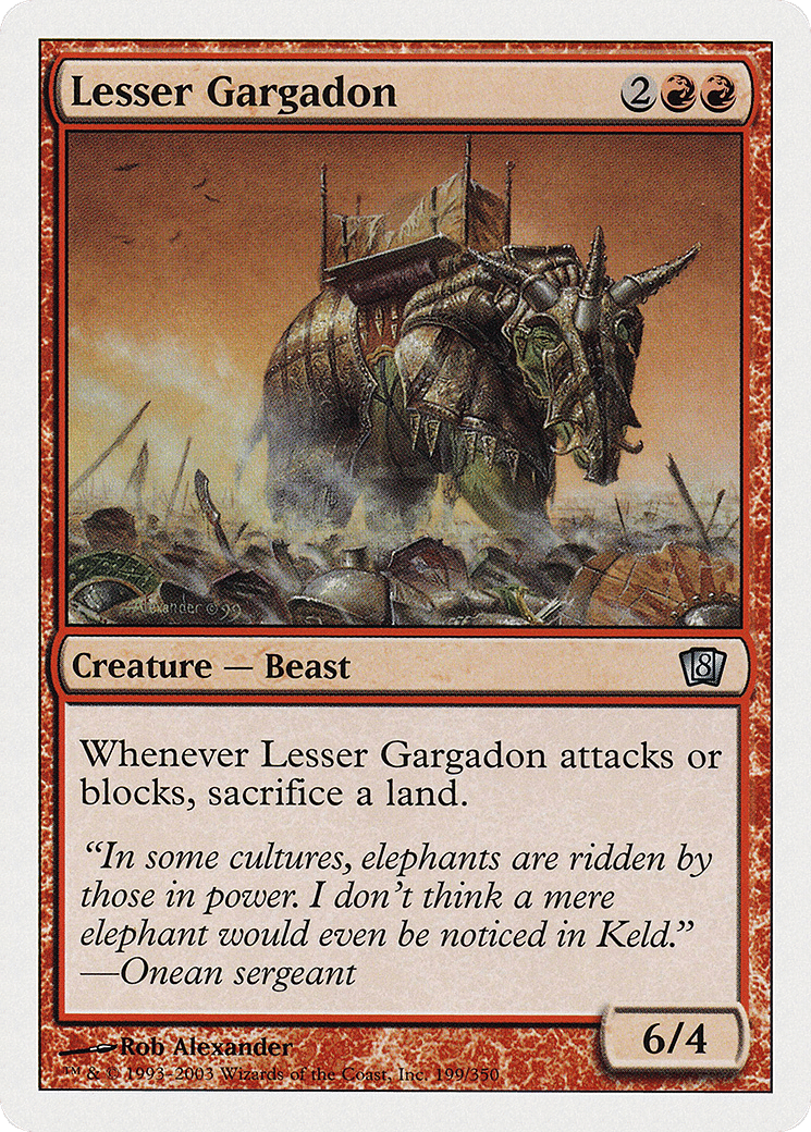 Lesser Gargadon — Eighth Edition — Magic: The Gathering
