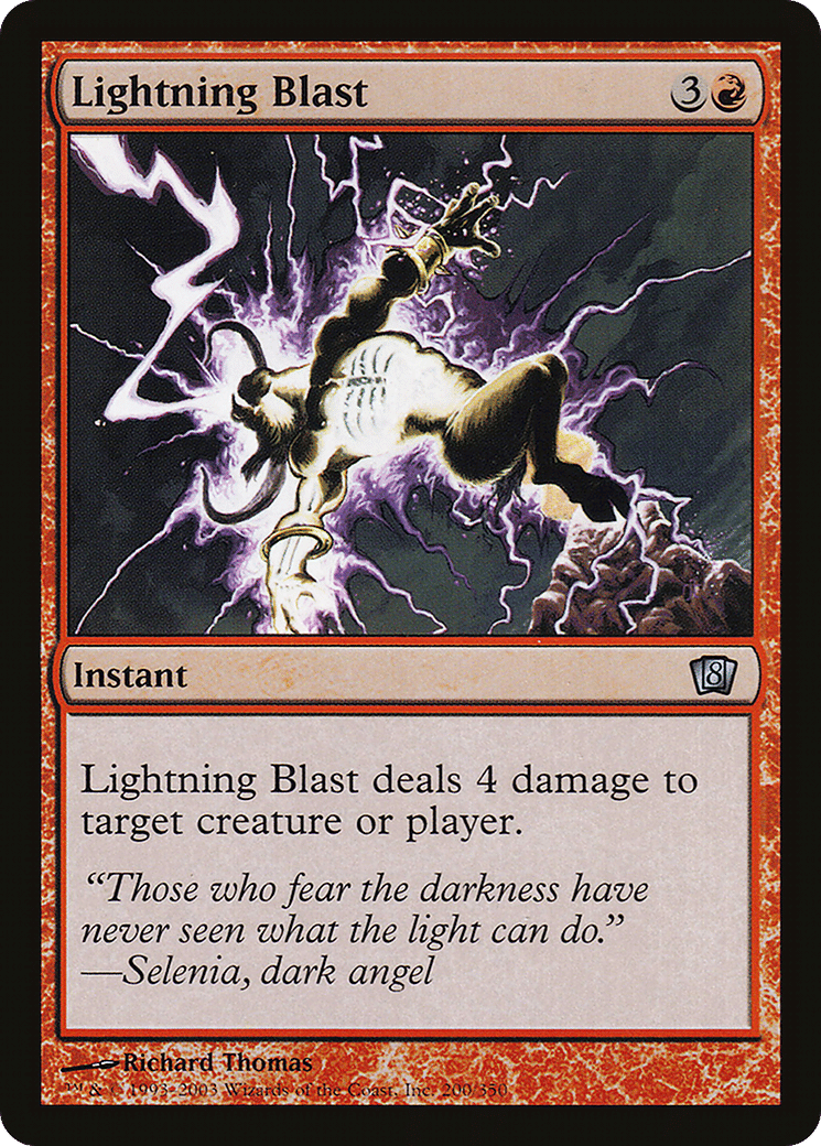 Lightning Blast — Eighth Edition — Magic: The Gathering