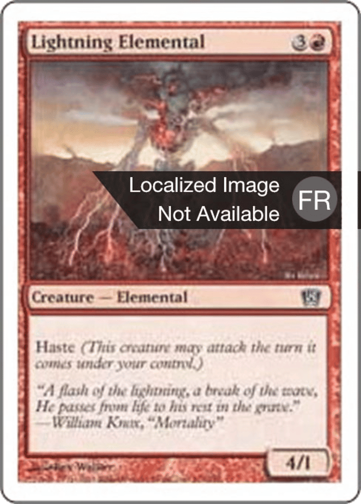 Élémental d'éclair — Eighth Edition — Magic: The Gathering