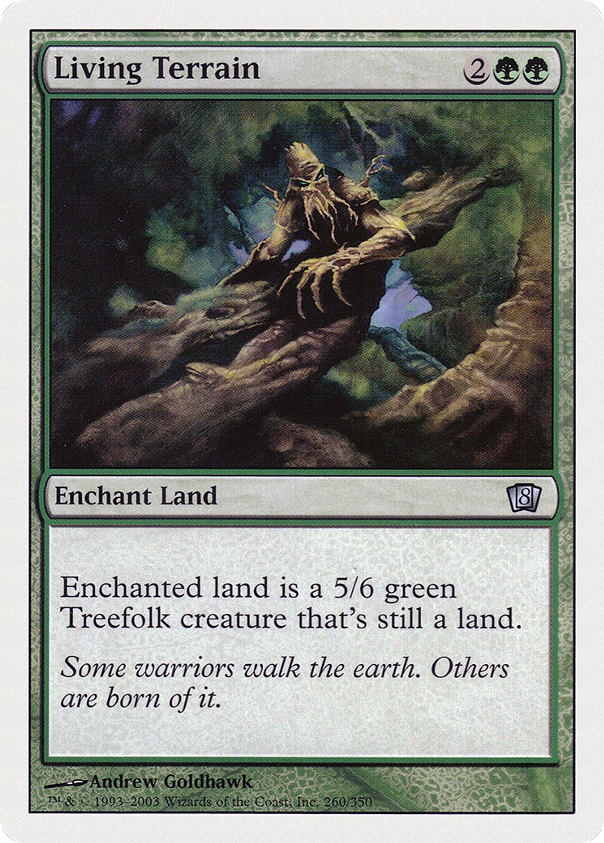 Living Terrain — Eighth Edition — Magic: The Gathering