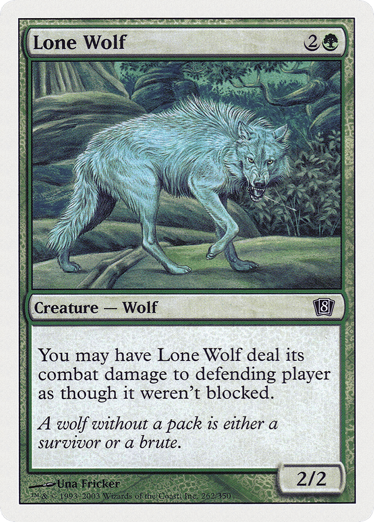 Lone Wolf — Eighth Edition — Magic: The Gathering
