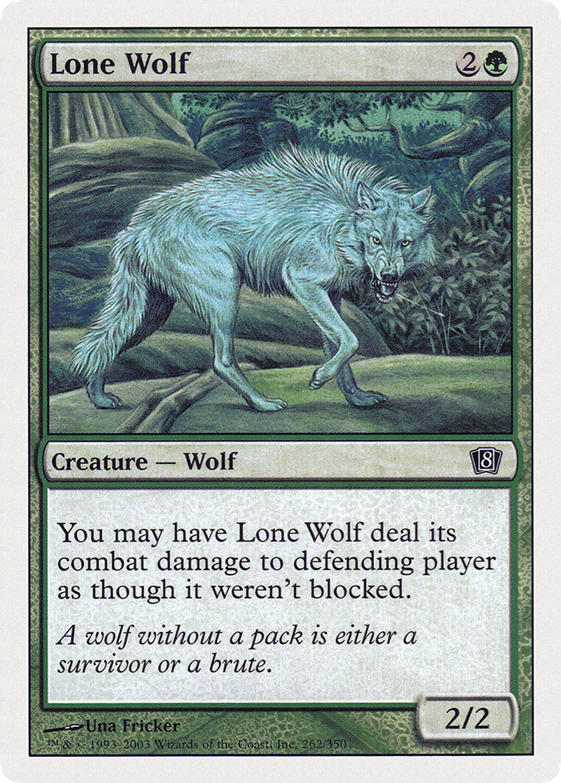 Lone Wolf — Eighth Edition — Magic: The Gathering