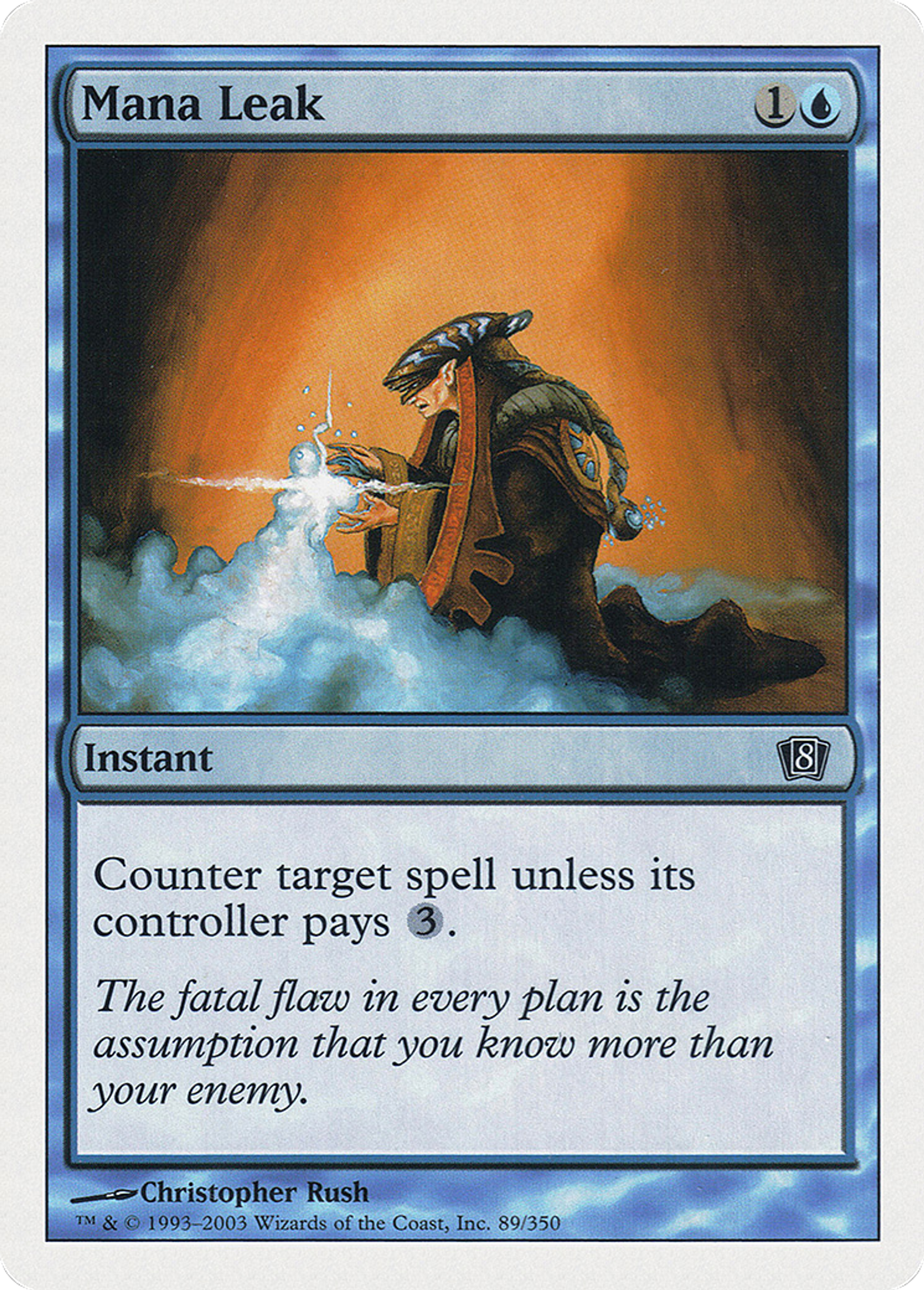 Mana Leak — Eighth Edition — Magic: The Gathering