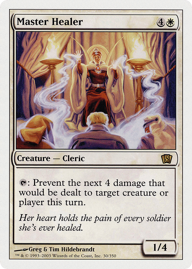Master Healer — Eighth Edition — Magic: The Gathering