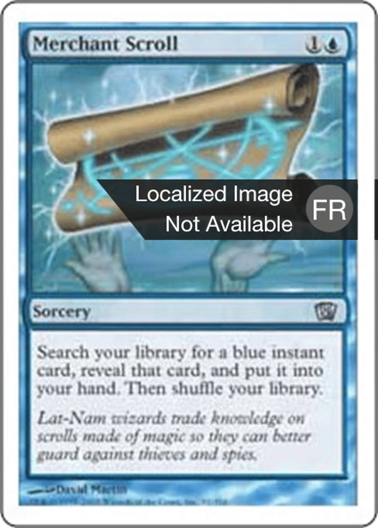 Parchemin de marchand — Eighth Edition — Magic: The Gathering