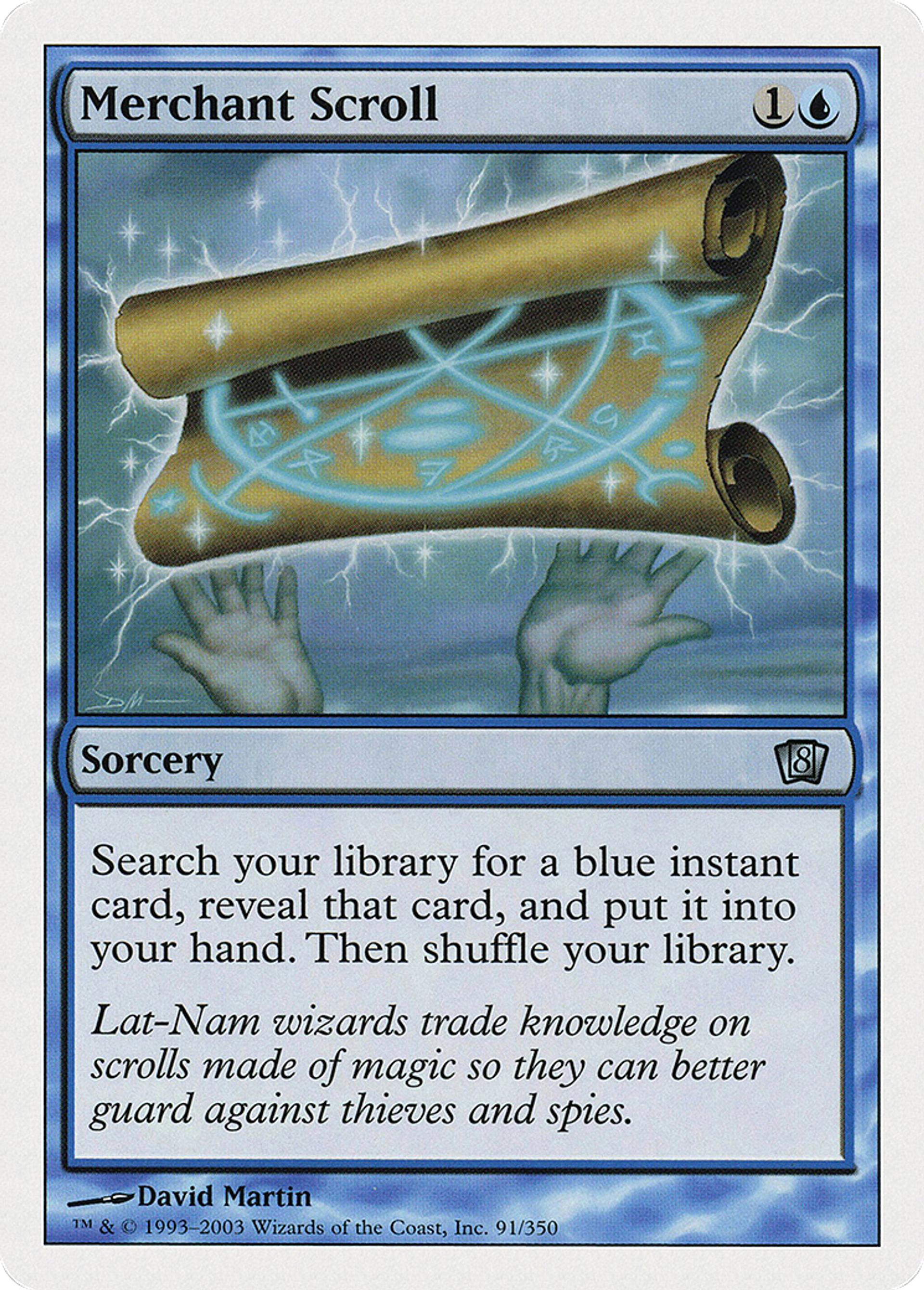 Merchant Scroll — Eighth Edition — Magic: The Gathering