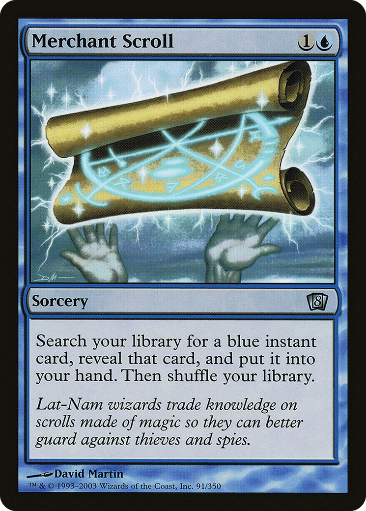 Merchant Scroll — Eighth Edition — Magic: The Gathering