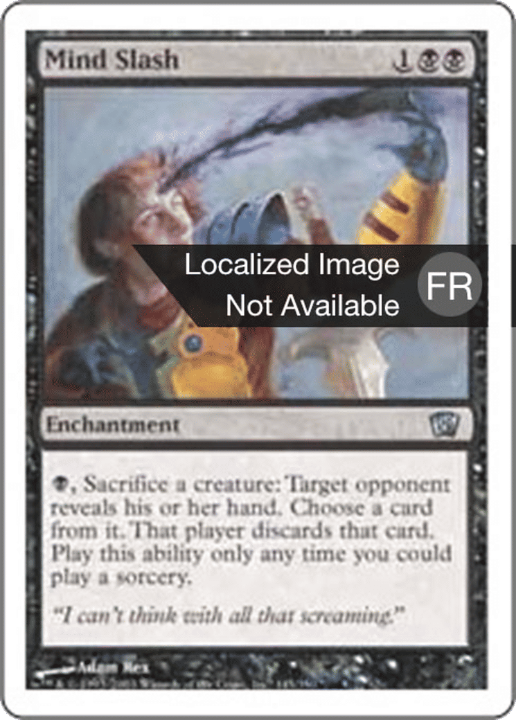 Balafre cérébrale — Eighth Edition — Magic: The Gathering
