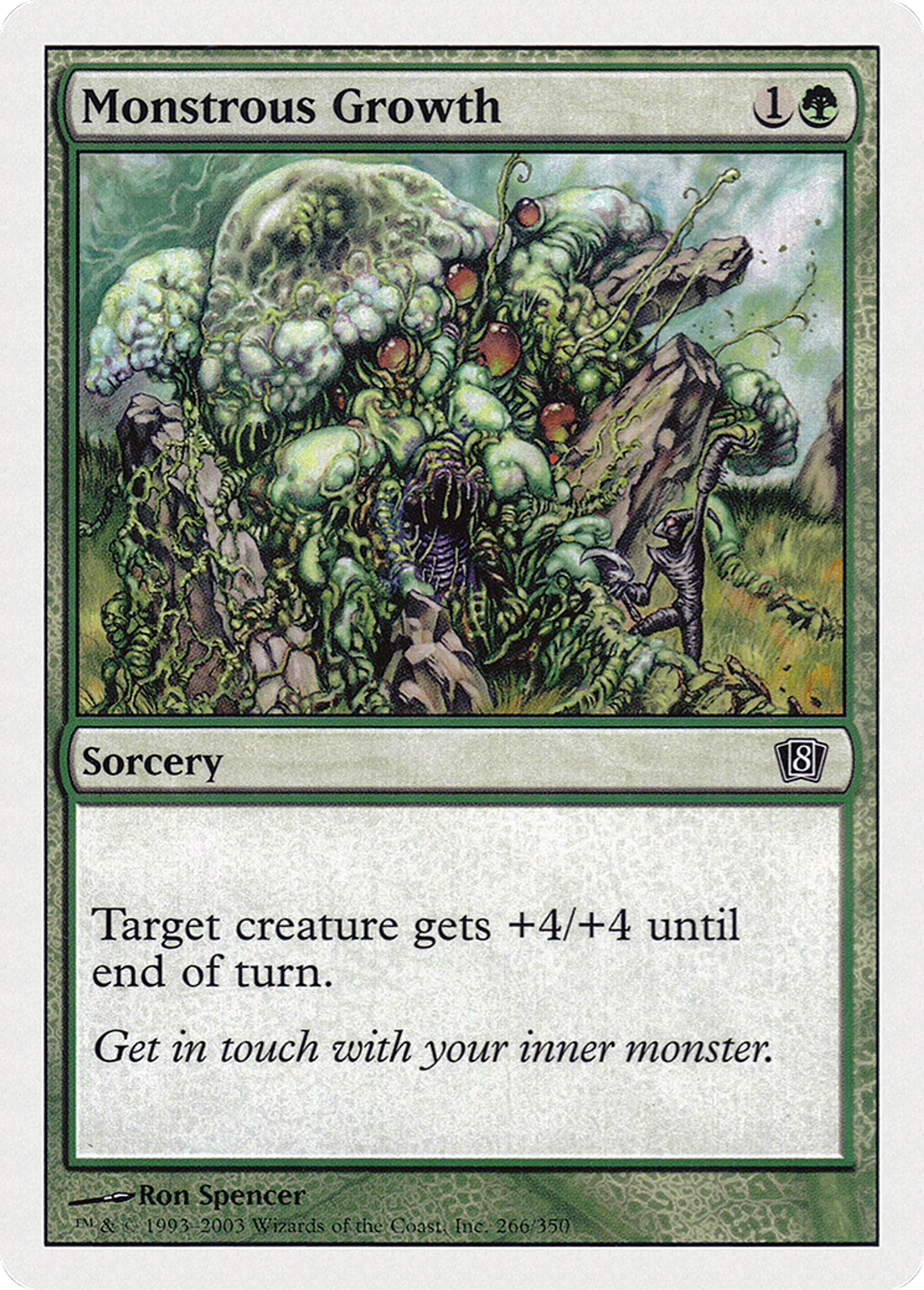 Monstrous Growth — Eighth Edition — Magic: The Gathering
