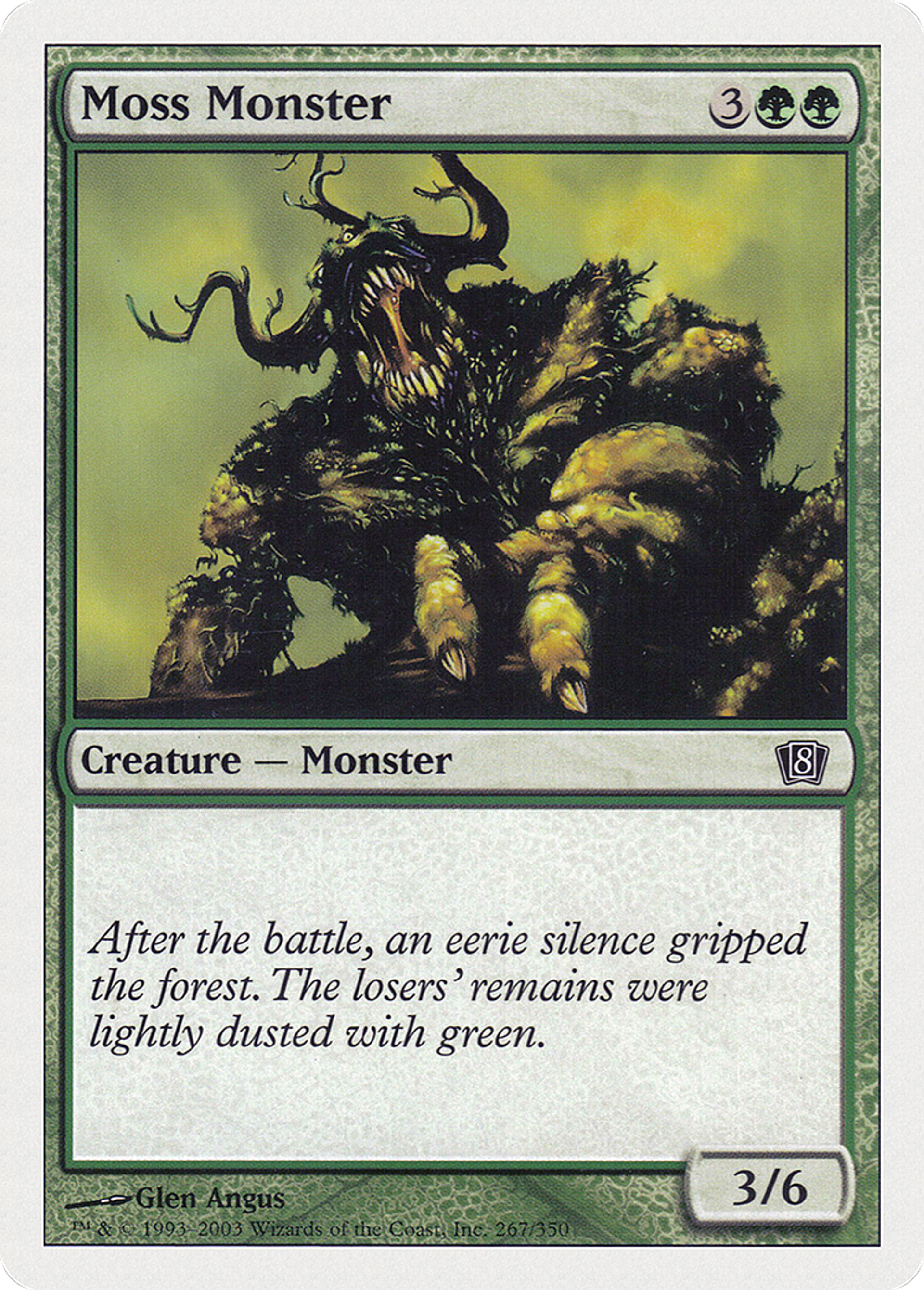 Monstre de mousse — Eighth Edition — Magic: The Gathering