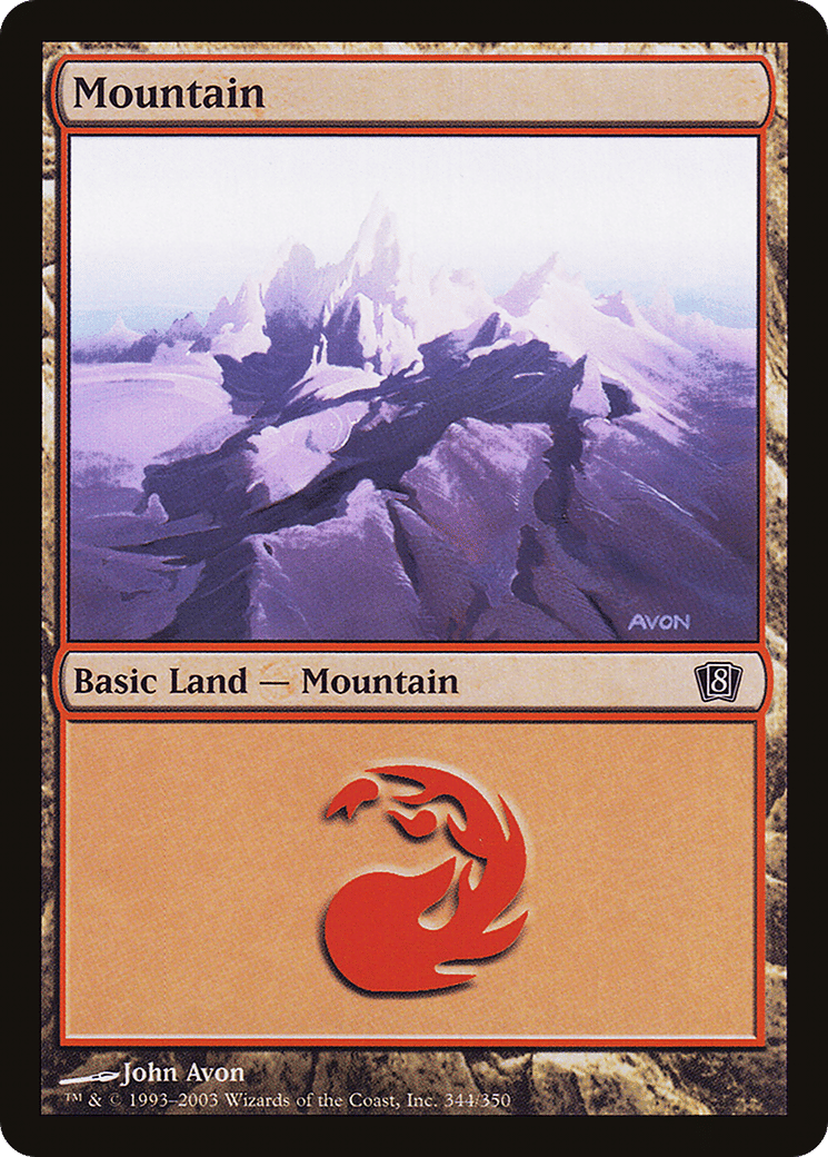 Mountain — Eighth Edition — Magic: The Gathering