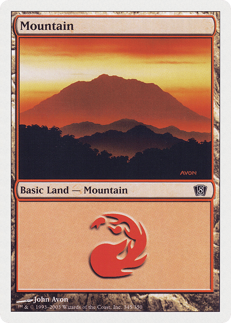Mountain — Eighth Edition — Magic: The Gathering