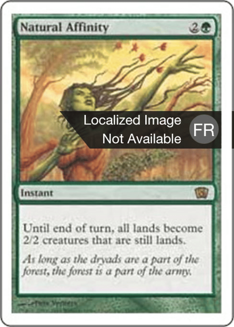 Affinité naturelle — Eighth Edition — Magic: The Gathering