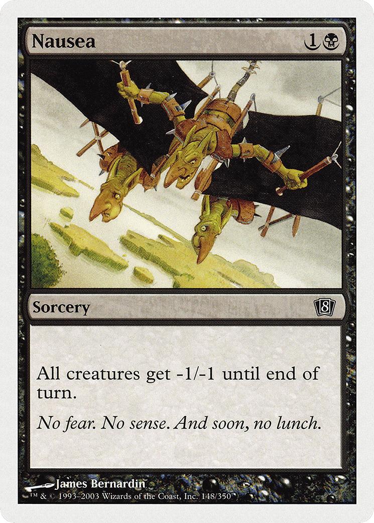 Nausea — Eighth Edition — Magic: The Gathering