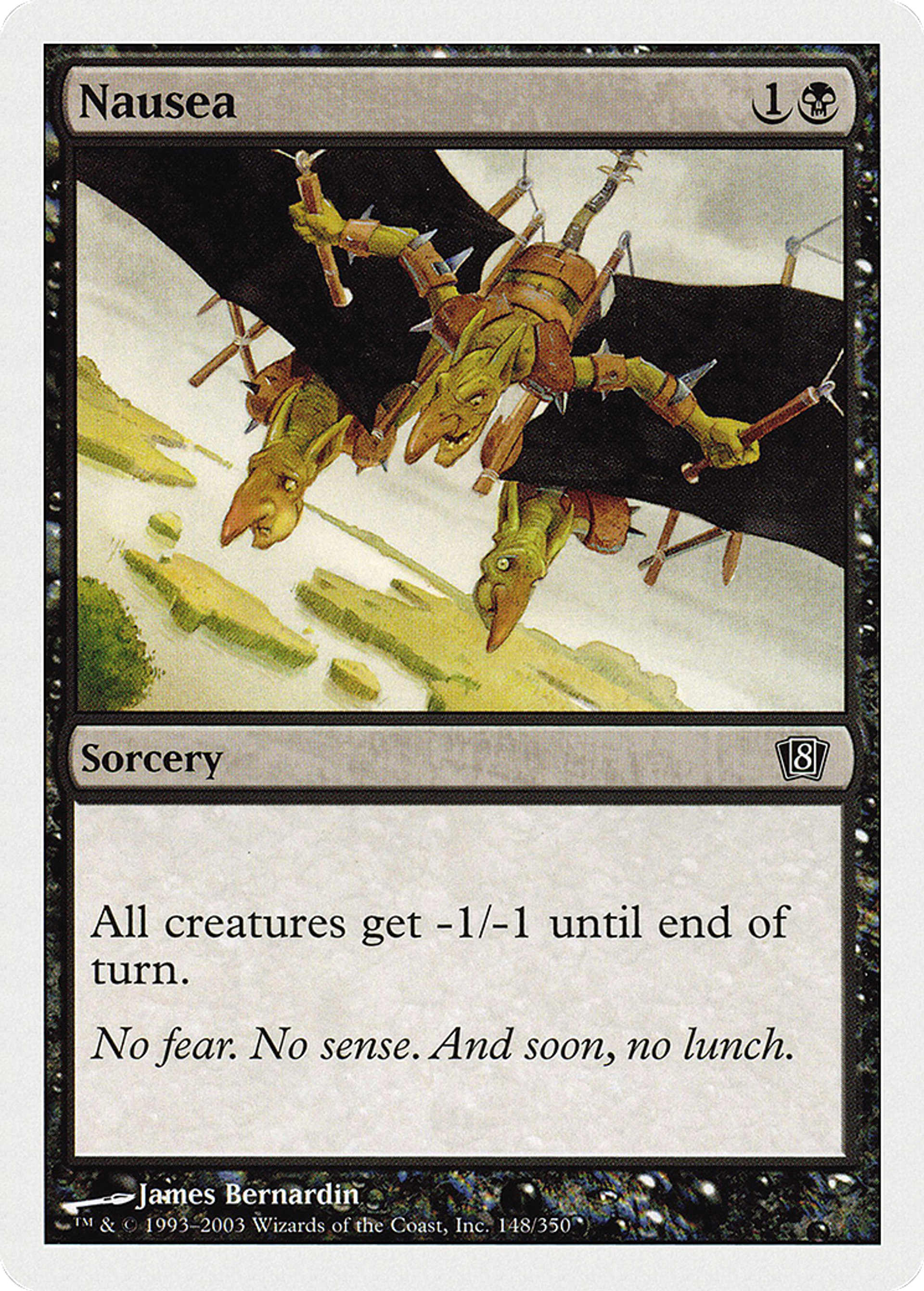 Nausea — Eighth Edition — Magic: The Gathering