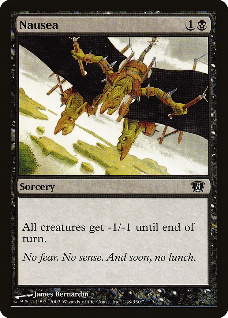 Nausea — Eighth Edition — Magic: The Gathering