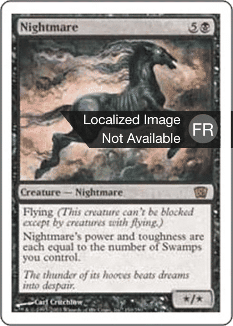 Cheval de cauchemar — Eighth Edition — Magic: The Gathering