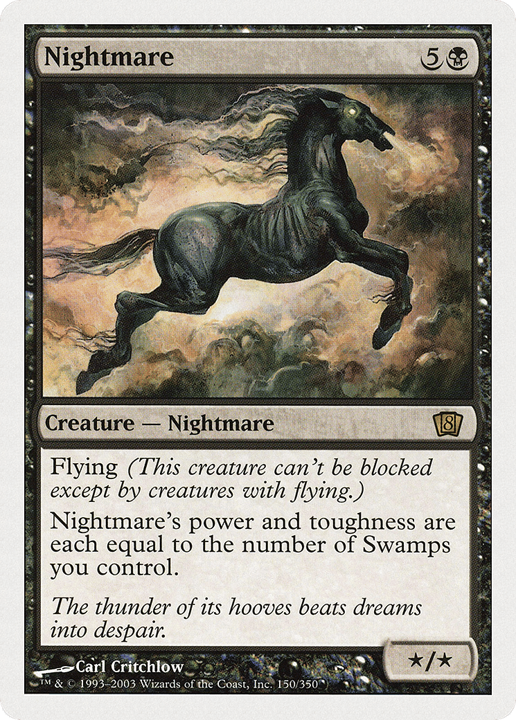 Nightmare — Eighth Edition — Magic: The Gathering