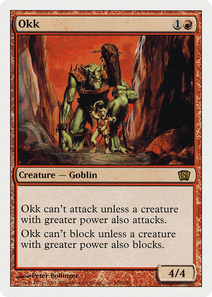 Okk — Eighth Edition — Magic: The Gathering