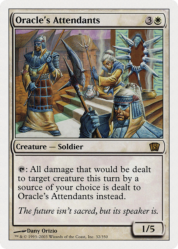 Oracle's Attendants — Eighth Edition — Magic: The Gathering