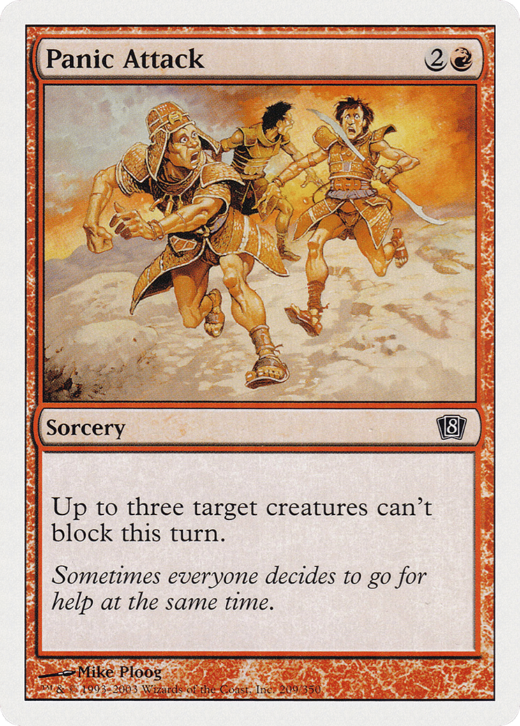 Panic Attack — Eighth Edition — Magic: The Gathering