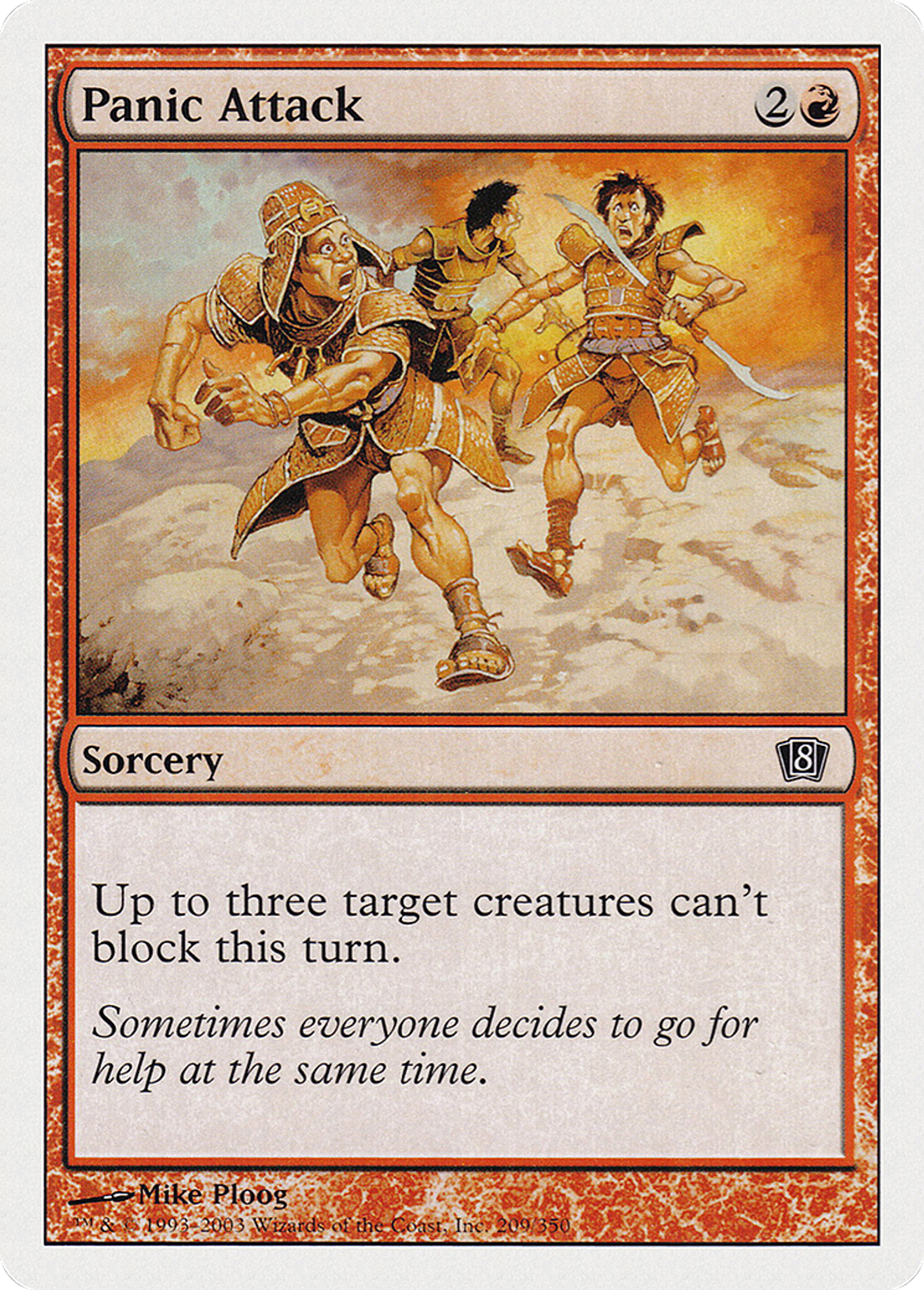 Attaque paniquante — Eighth Edition — Magic: The Gathering