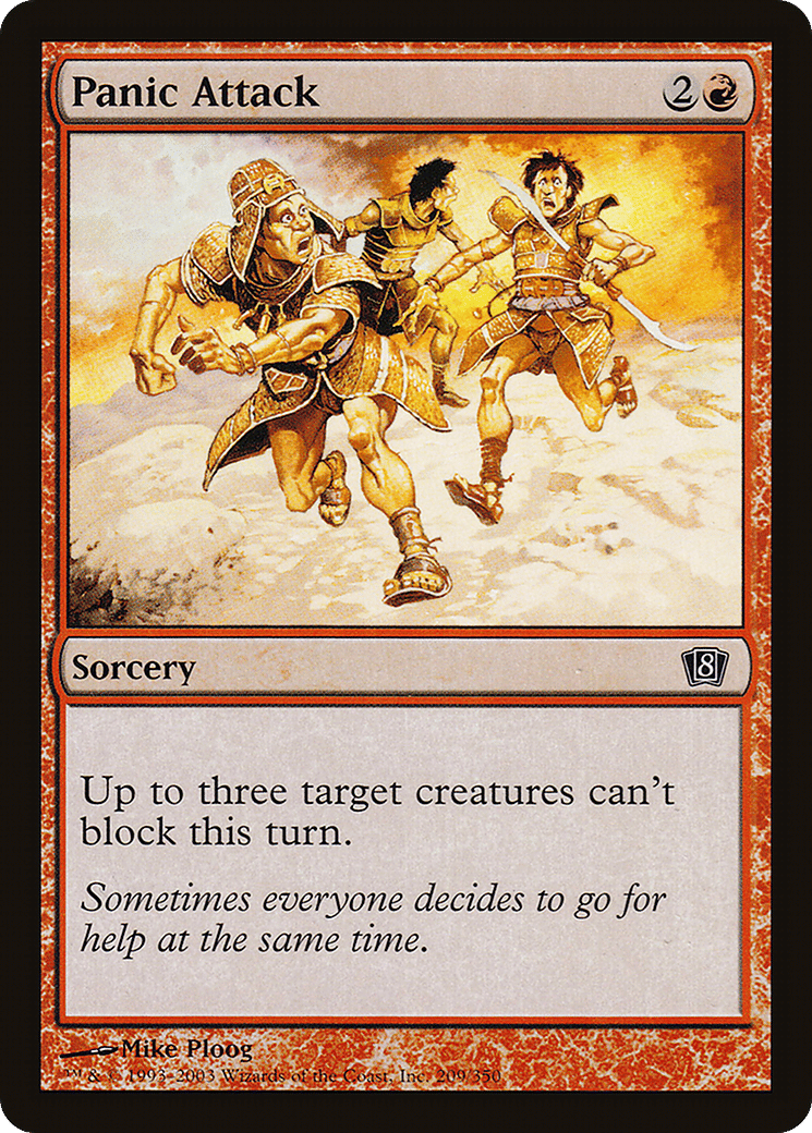 Panic Attack — Eighth Edition — Magic: The Gathering