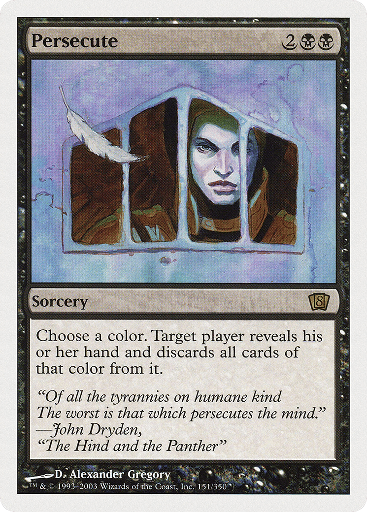 Persecute — Eighth Edition — Magic: The Gathering