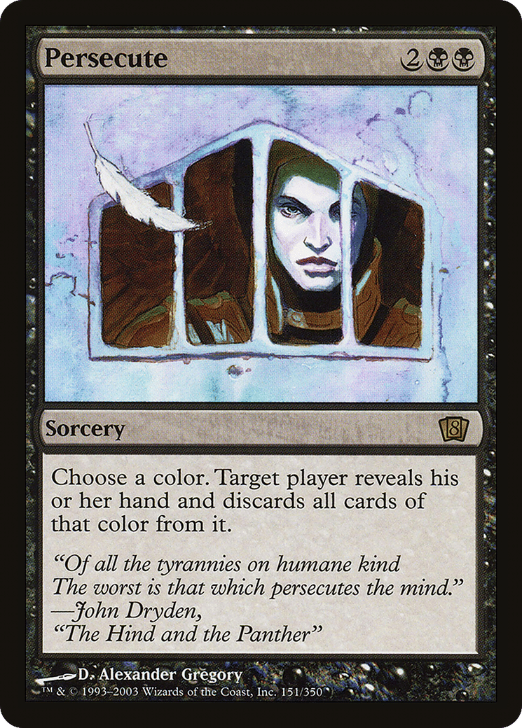 Persecute — Eighth Edition — Magic: The Gathering
