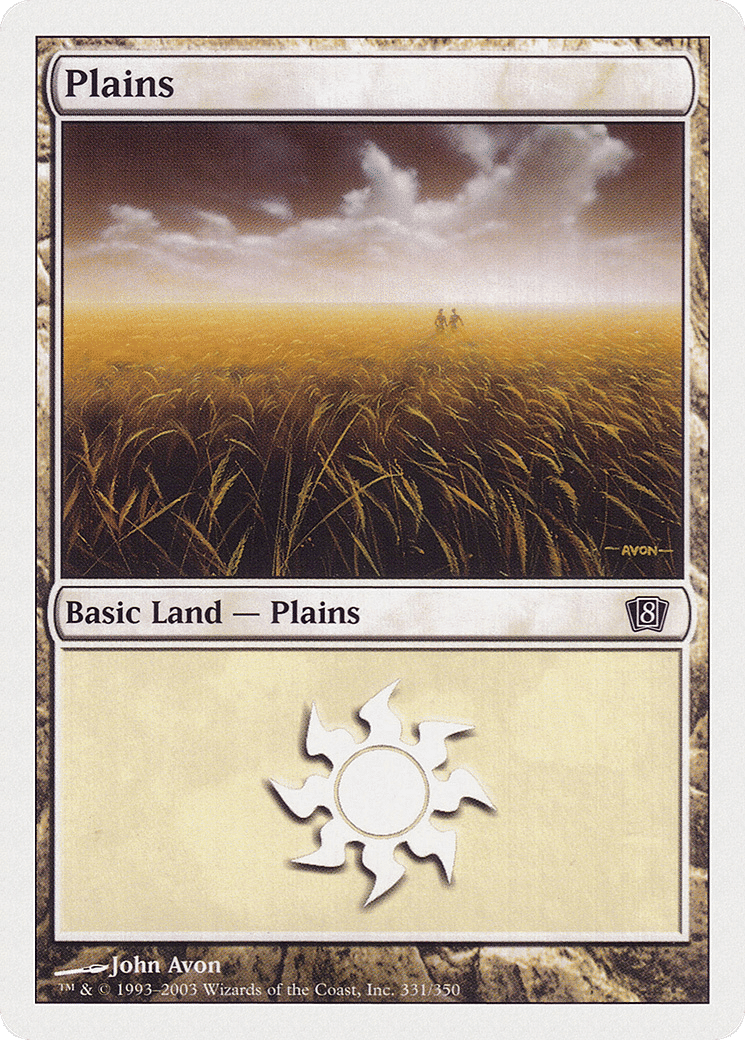Plains — Eighth Edition — Magic: The Gathering