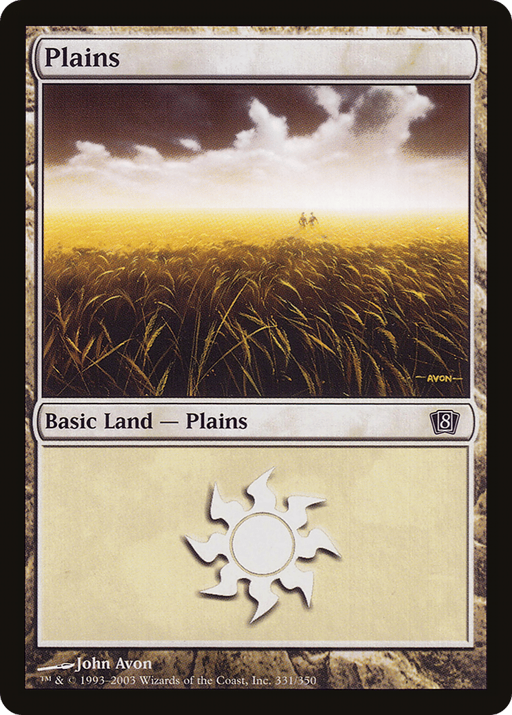 Plaine — Eighth Edition — Magic: The Gathering