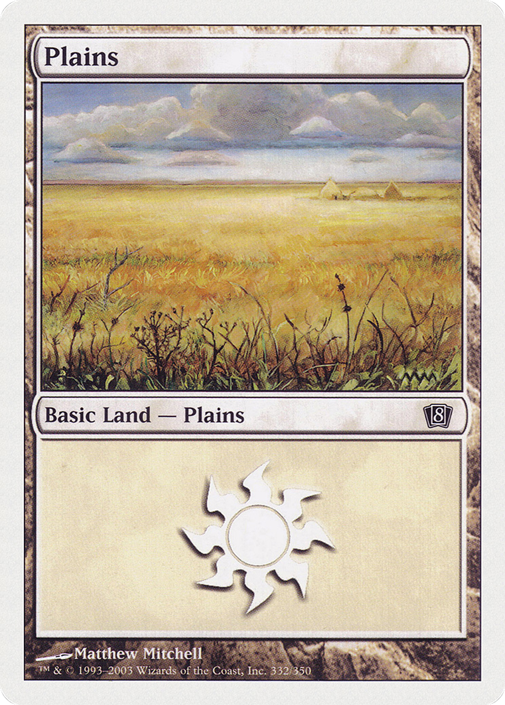 Plaine — Eighth Edition — Magic: The Gathering
