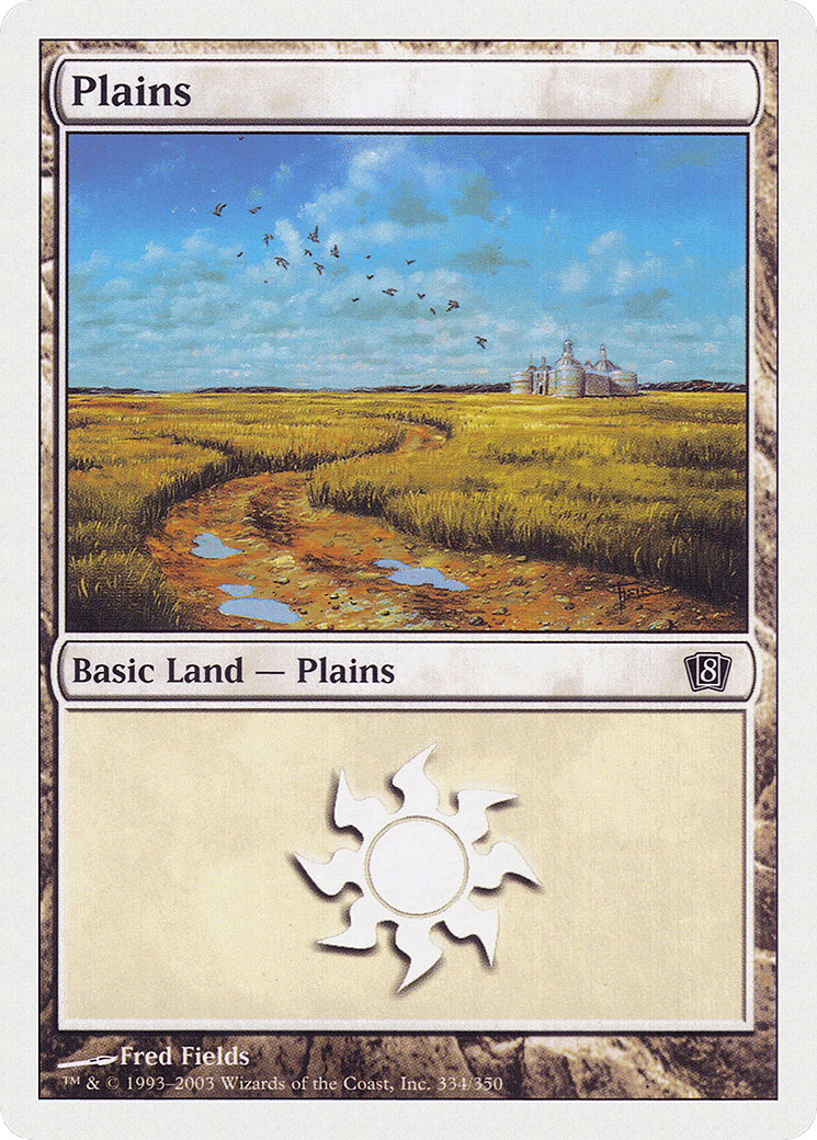 Plains — Eighth Edition — Magic: The Gathering