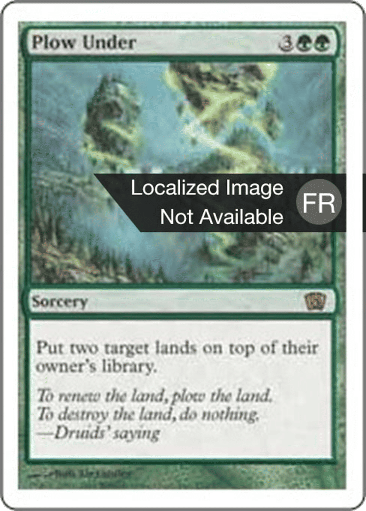 Sous la charrue — Eighth Edition — Magic: The Gathering