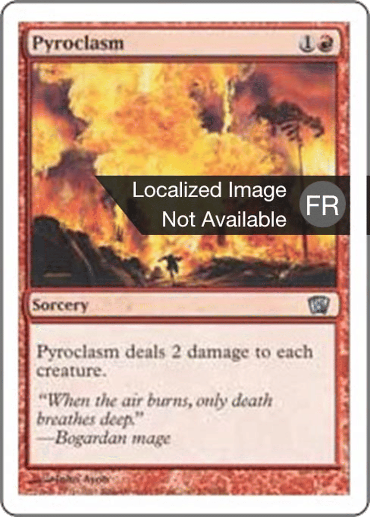Pyroclasme — Eighth Edition — Magic: The Gathering