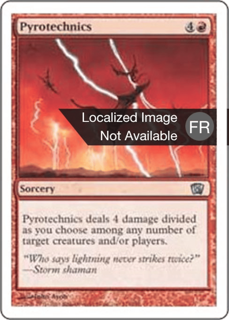 Pyrotechnie — Eighth Edition — Magic: The Gathering