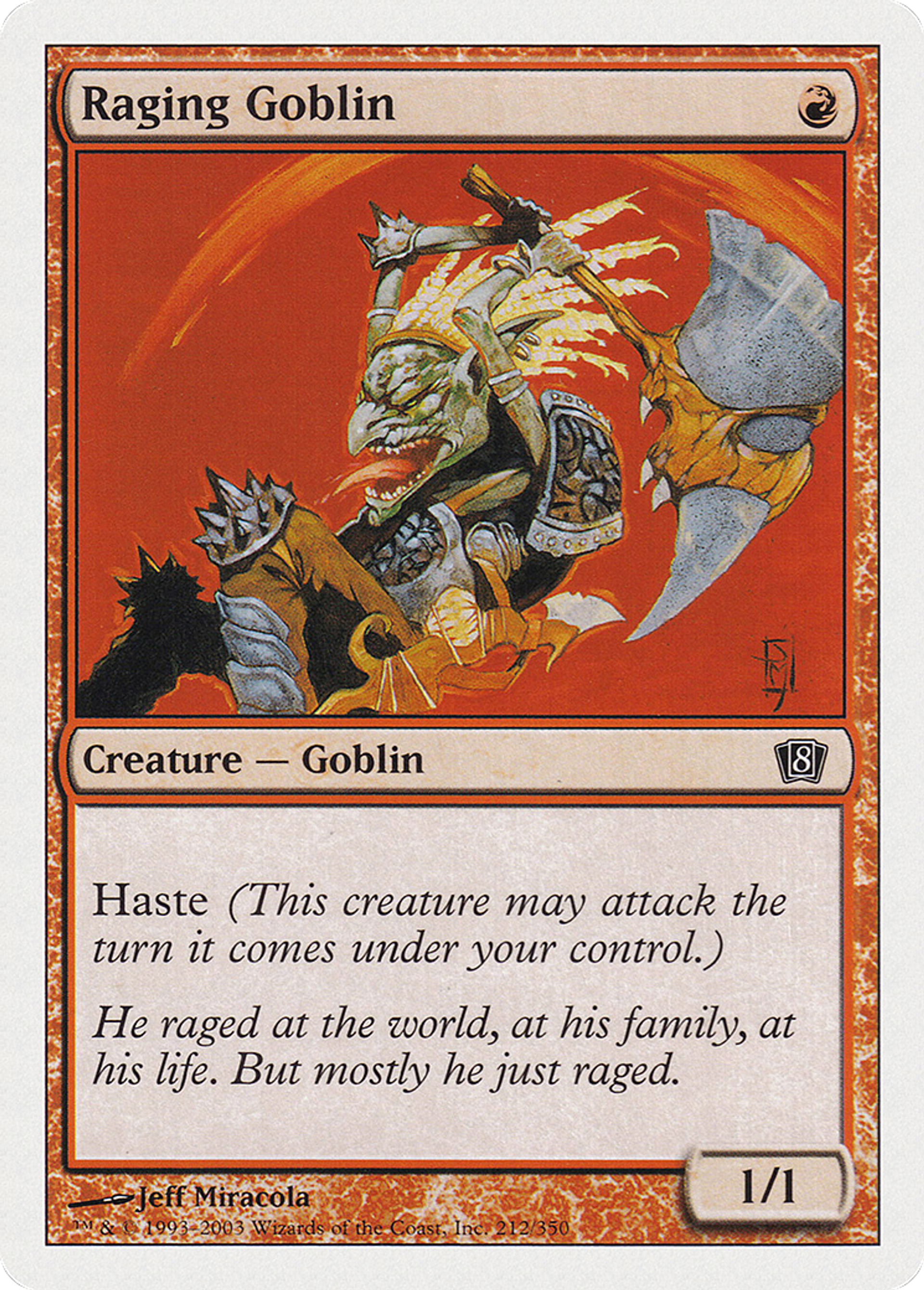 Gobelin enragé — Eighth Edition — Magic: The Gathering