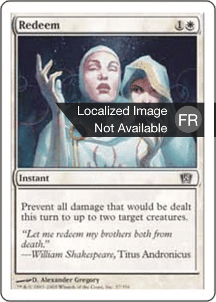 Rachat des péchés — Eighth Edition — Magic: The Gathering