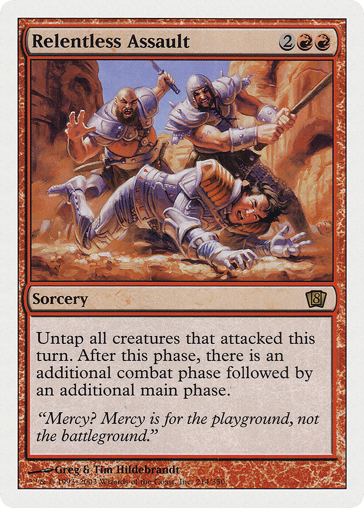 Relentless Assault — Eighth Edition — Magic: The Gathering