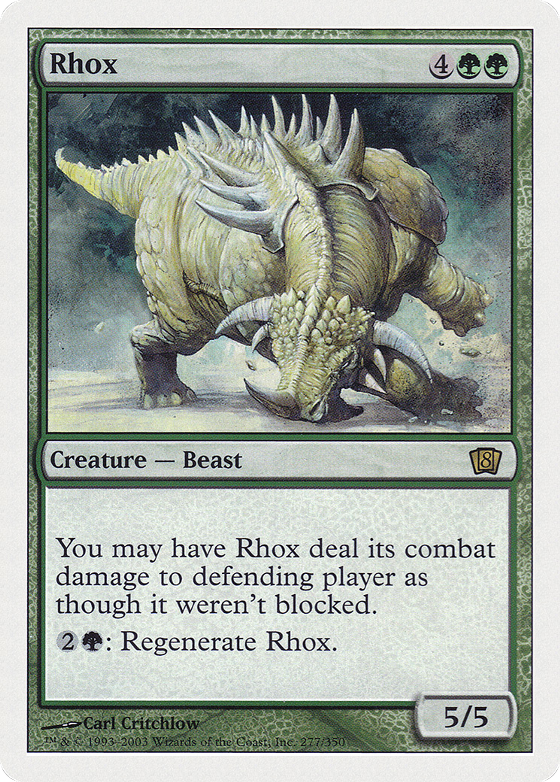 Rhox — Eighth Edition — Magic: The Gathering